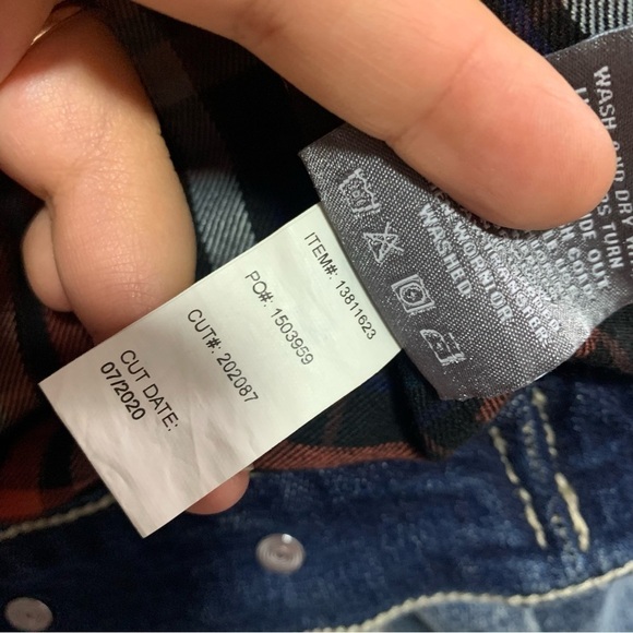 TORRID Denim Trucker Sherpa Jacket Size 00 - Picture 12 of 16